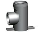 Wolf Stützbogen 2651326 87Grad, einwandig, PP bis 120 GradC, mit Auflageschiene, DN 160