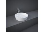 RAK Resort Aufsatzbecken-Waschbecken FEECT4200AWHA rund, Ø 42cm, weiß alpin