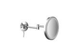 Emco Pure LED-Rasier-/Kosmetikspiegel 109406013 Ø 203 mm, rund, Vergrößerung 3-fach, 2-armig, chrom