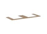 hansgrohe Xelu Q Konsole 54099230 1360 x 550 mm, 2 Ausschnitte 500 x 480 mm, Eiche Natur