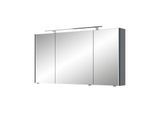 Pelipal Serie 7045 Spiegelschrank SEEA02413G138AU LED-Plus-Aufsatzleuchte, dreitürig, chrom, 130 cm
