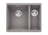 Blanco Subline 340/160-u Spüle 523550 55,5x46cm, PuraDur alumetallic, links, für Unterbau