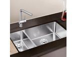 Blanco Andano 500/180-u Spüle 522991 74,5x44cm, Edelstahl Seidenglanz, links, für Unterbau