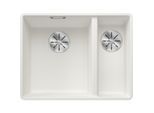 Blanco Subline 340/160-f Spüle 523571 55,2x42,7cm, PuraDur weiß, links, für Unterbau