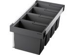 Blanco Abfallsystem 521475 4 Behälter, 3x 19 l, 1x 16 l