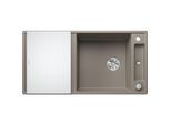 Blanco AXIA III XL 6 S Spüle 523517 100x47cm, PuraDur tartufo, reversibel, mit Glasschneidbrett