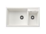 Blanco Spüle 513269 86x50cm, PuraDur weiß, links, ohne Ablauffernbedienung