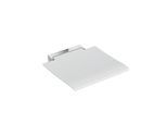 Hewi 450 Klappsitz 950.51.4159098 450 x 463 x 107 mm, Sitzfläche signalweiß, mobil, verchromt