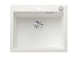 Blanco Pleon 6 Silgranit Spüle 523690 61,5 x 51 cm, weiß, Ablauffernbedienung mit Drehbetätigung