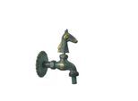 AquaCraft Nostalgie Auslaufventil Pferdekopf 1001000117 Messing Gartenhahn