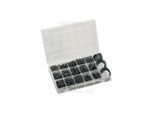 HAAS O-Ring-Sortiment 4144 für Kludi Armatur, 845 Stück, 270x180x2mm, Gummi, transparent