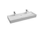 Isvea Vea Waschtisch 10VA51121 zwei Hahnlöcher, Überlauf, 121cm, weiß