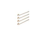 Dornbracht Handtuchwärmer 83314979-46 Wandmontage, Champagne gebürstet (22kt Gold)