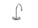 Stiebel Eltron Waschtisch-Zweigriff-Armatur 232620 Ausladung 150mm, Flex-Schläuche, verchromt