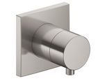 Keuco Ixmo Fertigmontageset 59541051002 Nickel gebürstet, Unterputz-Absperrventil, Griff Comfort, eckig