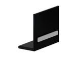 KEUCO Griff für Somaris Spiegelschränke 14590370100 selbstklebend, 5 x 4,2 x 2,3 cm, schwarz matt