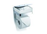Giese WC-Duo 31770-02 für Feuchtpapier mit Papierhalter, Glas/Messing verchromt