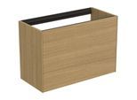 Ideal Standard Conca Waschtisch-Unterschrank T3994Y6 ohne Waschtisch-Platte, 1 Auszug, 80 x 37 x 54 cm, Eiche hell Furnier
