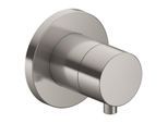 Keuco Ixmo Fertigmontageset 59541071001 Edelstahl-finish, Unterputz-Absperrventil, Griff Comfort, rund