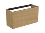 Ideal Standard Conca Waschtisch-Unterschrank T3997Y6 ohne Waschtisch-Platte, 1 Auszug, 100 x 37 x 54 cm, Eiche hell Furnier