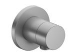 Keuco Ixmo Fertigmontageset 59541170101 Unterputz-Absperrventil, Schlauchanschluss, Griff Pure, rund, Aluminium-finish