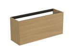 Ideal Standard Conca Waschtisch-Unterschrank T3939Y6 ohne Waschtisch-Platte, 1 Auszug, 120 x 37 x 54 cm, Eiche hell Furnier