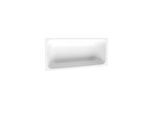 Bette BetteSpace M Badewanne 1131-440AR 170x90x42cm, Ecke links, Antirutsch, snow