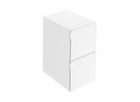 Keuco Edition 11 Art Sideboard 32542840401 40x70x49cm, 2 Frontauszüge, Innenbeleuchtung, Glas satiniert, weiß