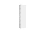 Keuco X-Line Hochschrank 33131140002 48x175x30cm, 1-türig, rechts, Dekor trüffel seidenmatt, Glas trüffel klar