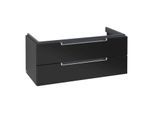Villeroy & Boch Subway 2.0 Waschtischunterschrank A69000PD,98,7x42x44,9 cm,Griffe silber,Black Matt