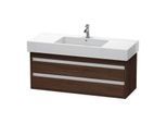 Duravit Ketho Waschtisch-Unterschrank KT664205353 120 x 45,5 cm, kastanie dunkel, 2 Schubkästen, wandhängend