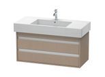 Duravit Ketho Waschtisch-Unterschrank KT664107575 100 x 45,5 cm, leinen, 2 Schubkästen, wandhängend