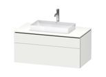 Duravit L-Cube Waschtisch-Unterschrank LC4881018180000 102 x 55 cm, weiß matt, 1 Schubkasten, 1 Auszug, wandhängend