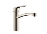 hansgrohe Focus M41 Küchenarmatur 160 1 jet 31806800 schwenkbarer Auslauf, Edelstahl-Optik