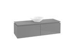 Villeroy & Boch Legato Waschtischunterschrank B61100FP 140x38x50cm, Glossy Grey