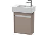 Duravit Ketho Waschtisch-Unterschrank KT6629L4343 45x22,5x55cm, wandhängend, Tür links, basalt matt