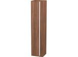 Duravit Ketho Hochschrank KT1255L7979 Wandmontage, 40 x 36 cm, 1 Tür, nussbaum natur
