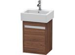 Duravit Ketho Waschtisch-Unterschrank KT6630R2121 40x32x55cm, wandhängend, Tür rechts, nussbaum dunkel