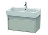 Duravit Ketho Waschtisch-Unterschrank KT668700707 75 x 44 cm, betongrau matt, 1 Auszug, wandhängend