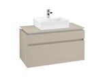 Villeroy & Boch Legato Waschtischunterschrank B60400VK 100x55x50cm, Soft Grey