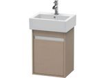 Duravit Ketho Waschtisch-Unterschrank KT6630R7575 40x32x55cm, wandhängend, Tür rechts, leinen
