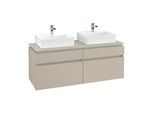 Villeroy & Boch Legato Waschtischunterschrank B66900VK 140x55x50cm, Soft Grey