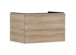 hansgrohe Xelu Q Waschtischunterschrank 54076700 780x485x550mm, 2 Schubkästen, Eiche Natur, mattweiß