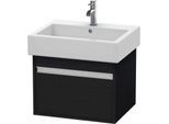 Duravit Ketho Waschtisch-Unterschrank KT668601616 55 x 44 cm, Eiche schwarz, 1 Auszug, wandhängend