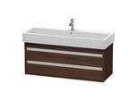 Duravit Ketho Waschtisch-Unterschrank KT663905353 115 x 44 cm, kastanie dunkel, 2 Schubkästen, wandhängend