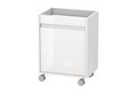 Duravit Ketho Rollcontainer KT2530L2222 50x36x67cm, Tür links, weiß hochglanz