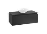 Villeroy & Boch Legato Waschtischunterschrank B60300PD 100x38x50cm, Black Matt Lacquer
