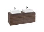 Villeroy & Boch Legato Waschtischunterschrank B66900VH 140x55x50cm, Arizona Oak
