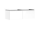hansgrohe Xelu Q Waschtischunterschrank 54070700 1560x485x550mm, 2 Schubkästen, weiß hochglanz, mattweiß