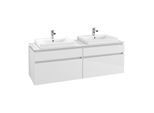 Villeroy & Boch Legato Waschtischunterschrank B69300DH 160x55x50cm, Glossy White